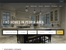Tablet Screenshot of peoriaillinoishomes.com